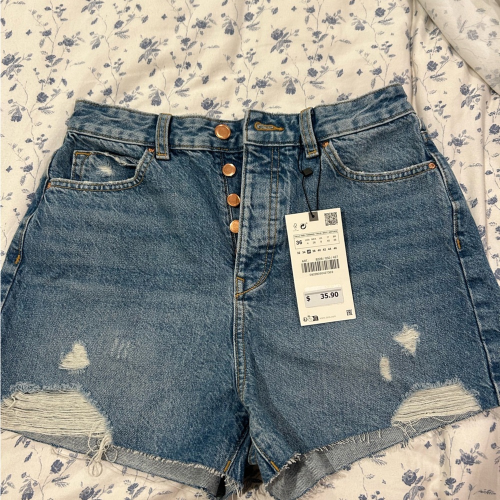 Zara jean shorts